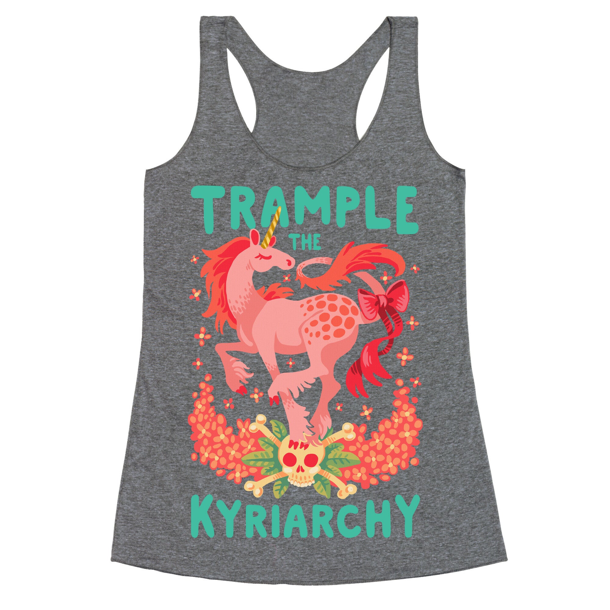 Trample the Kyriarchy Racerback Tank